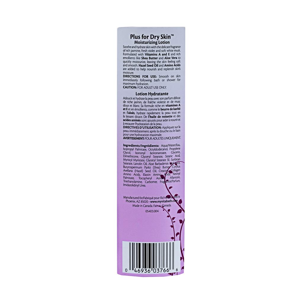 Vitabath Plus Vitamines-A-E, formulation hydratante et protectrice