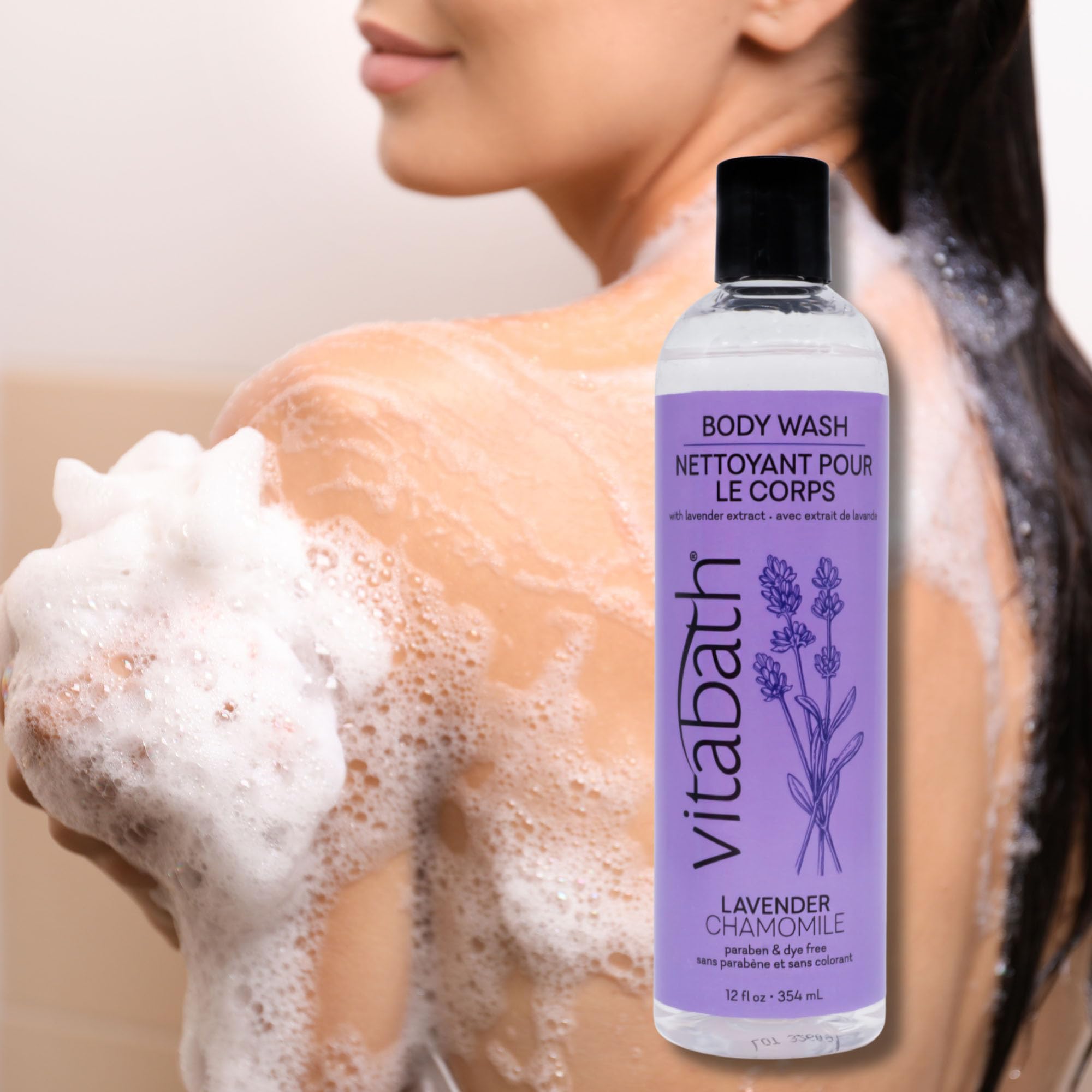 Vitabath soin corporel nourrissant laissant la peau confortable