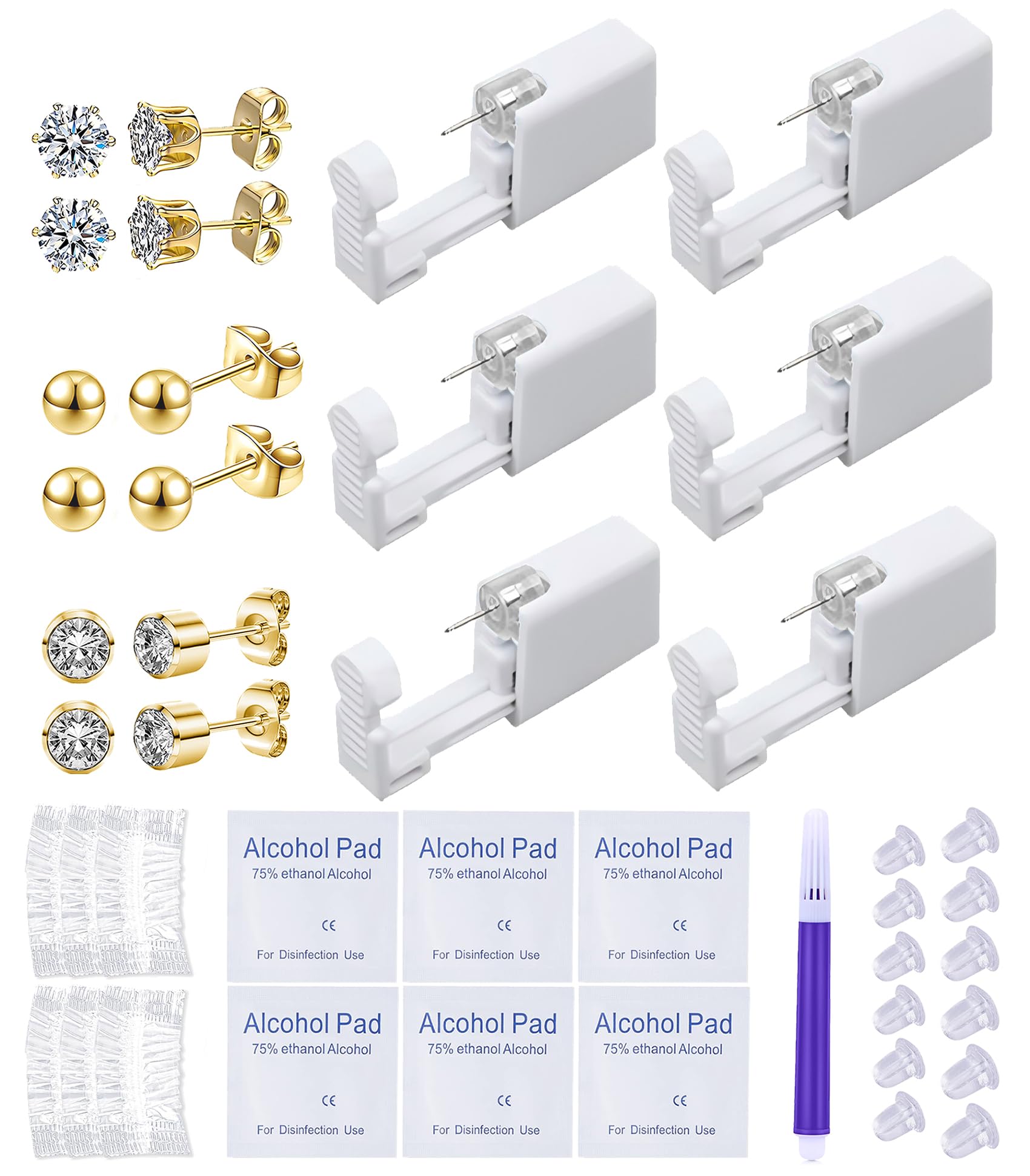 Kit VitaCool piercing oreille complet pour usage à domicile, pratique et sûr