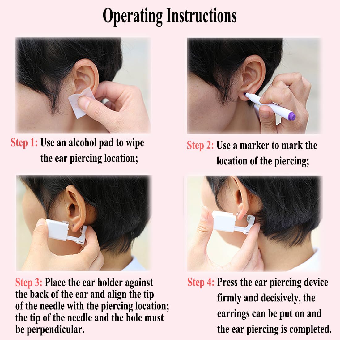 Marqueur VitaCool pour repérage du piercing avec précision