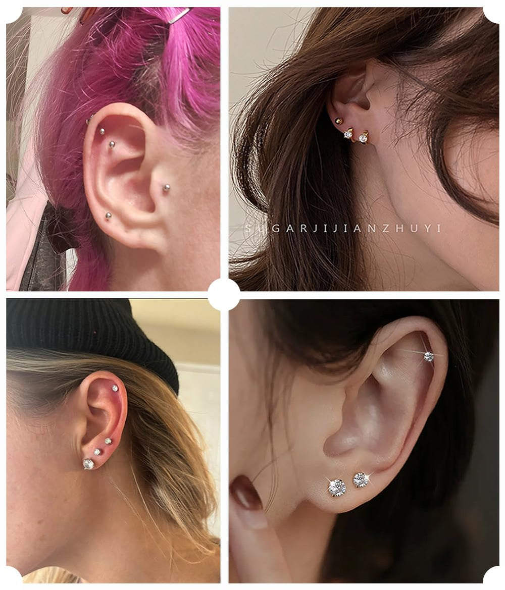 Supports d'arrière-bijoux en silicone VitaCool pour maintien sûr