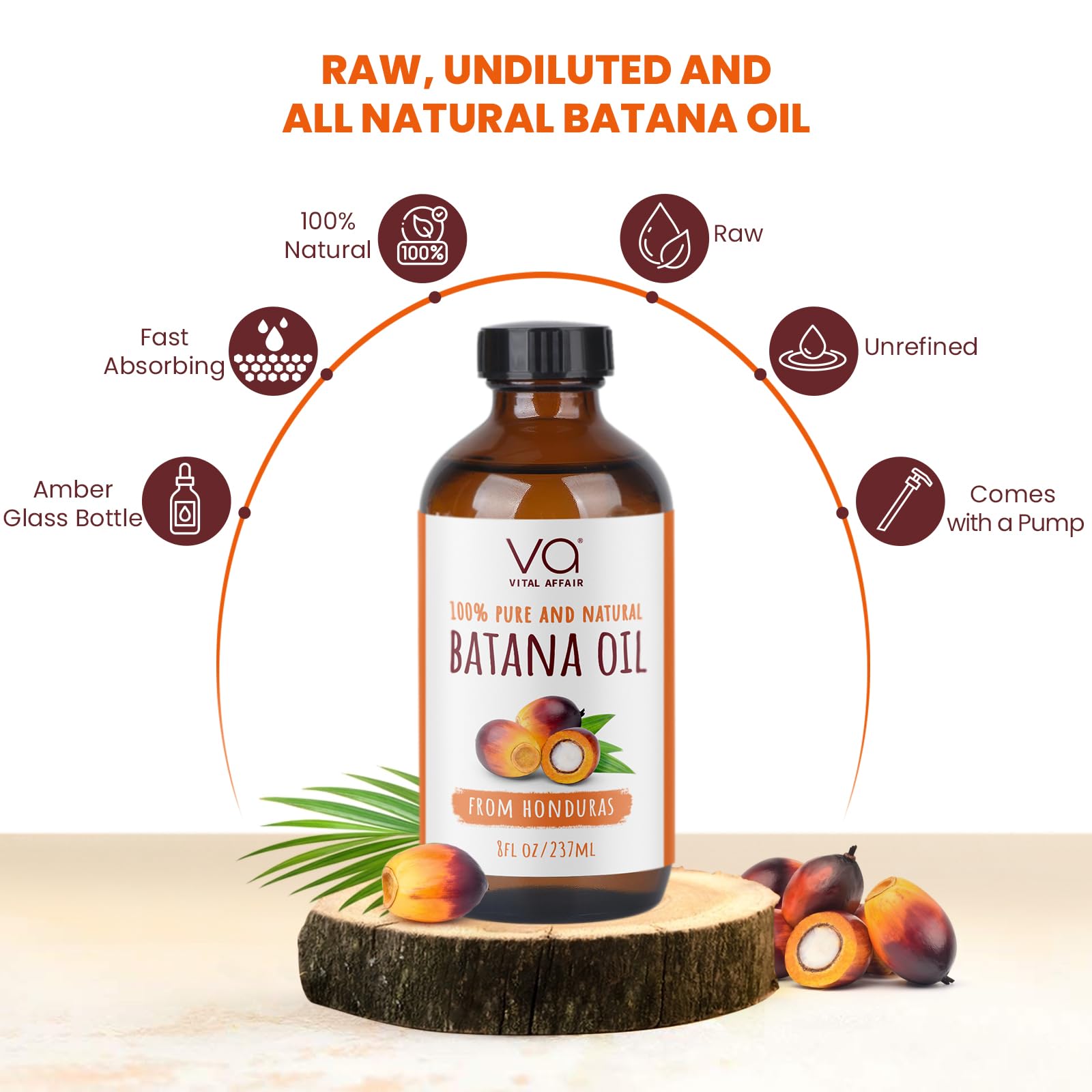 Massage du cuir chevelu avec Batana VITAL AFFAIR pour soin doux.