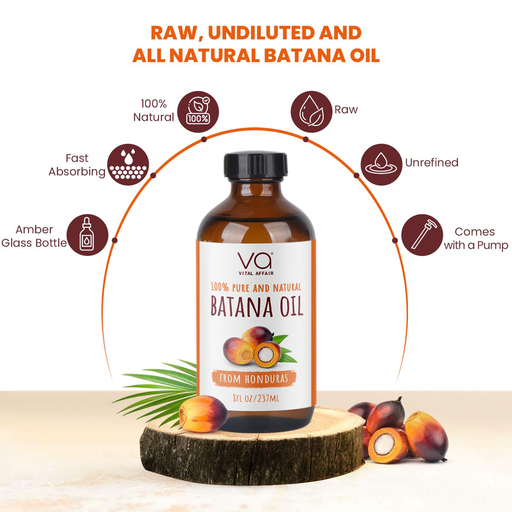 Massage du cuir chevelu avec Batana VITAL AFFAIR pour soin doux.