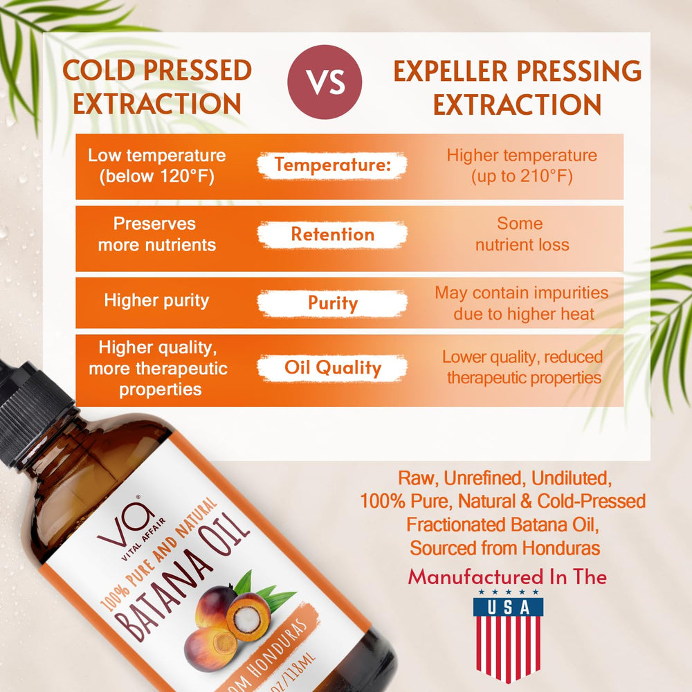 VITAL AFFAIR Batana Oil – texture huile légère et riche, usage quotidien des cheveux.