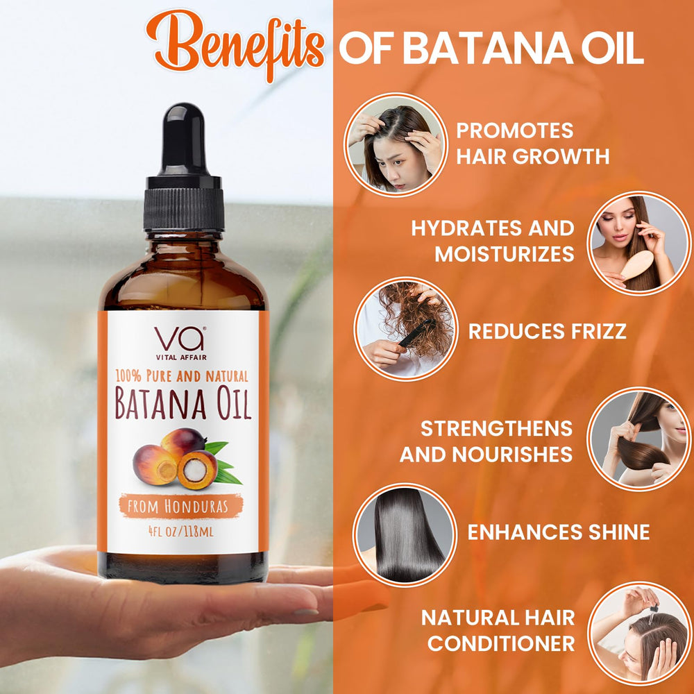 VITAL AFFAIR Batana Oil – riche en vitamine E et acides gras, soin cutané et capillaire.