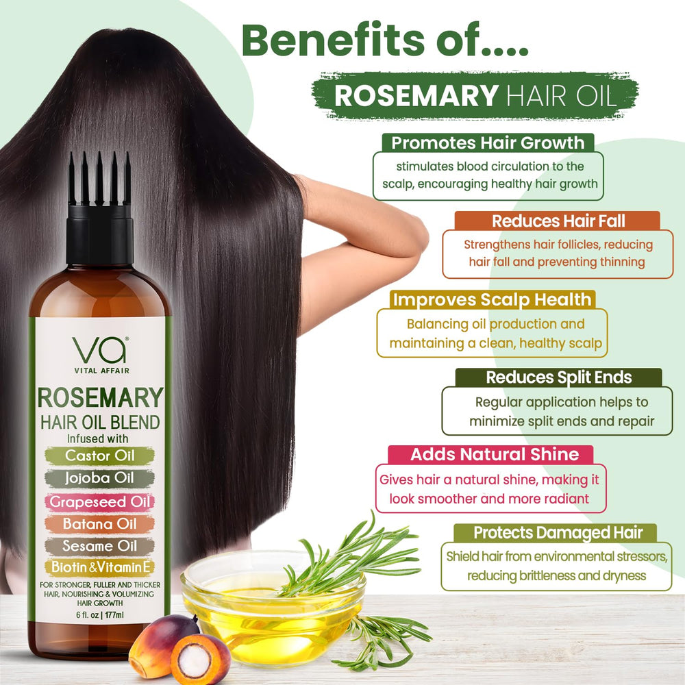 VITAL AFFAIR mélange castor, jojoba et batana pour nourrir les longueurs.