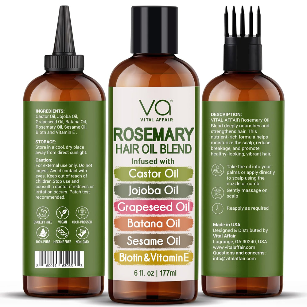 VITAL AFFAIR massage-cuire-chevelu pour stimuler les racines et favoriser le confort.