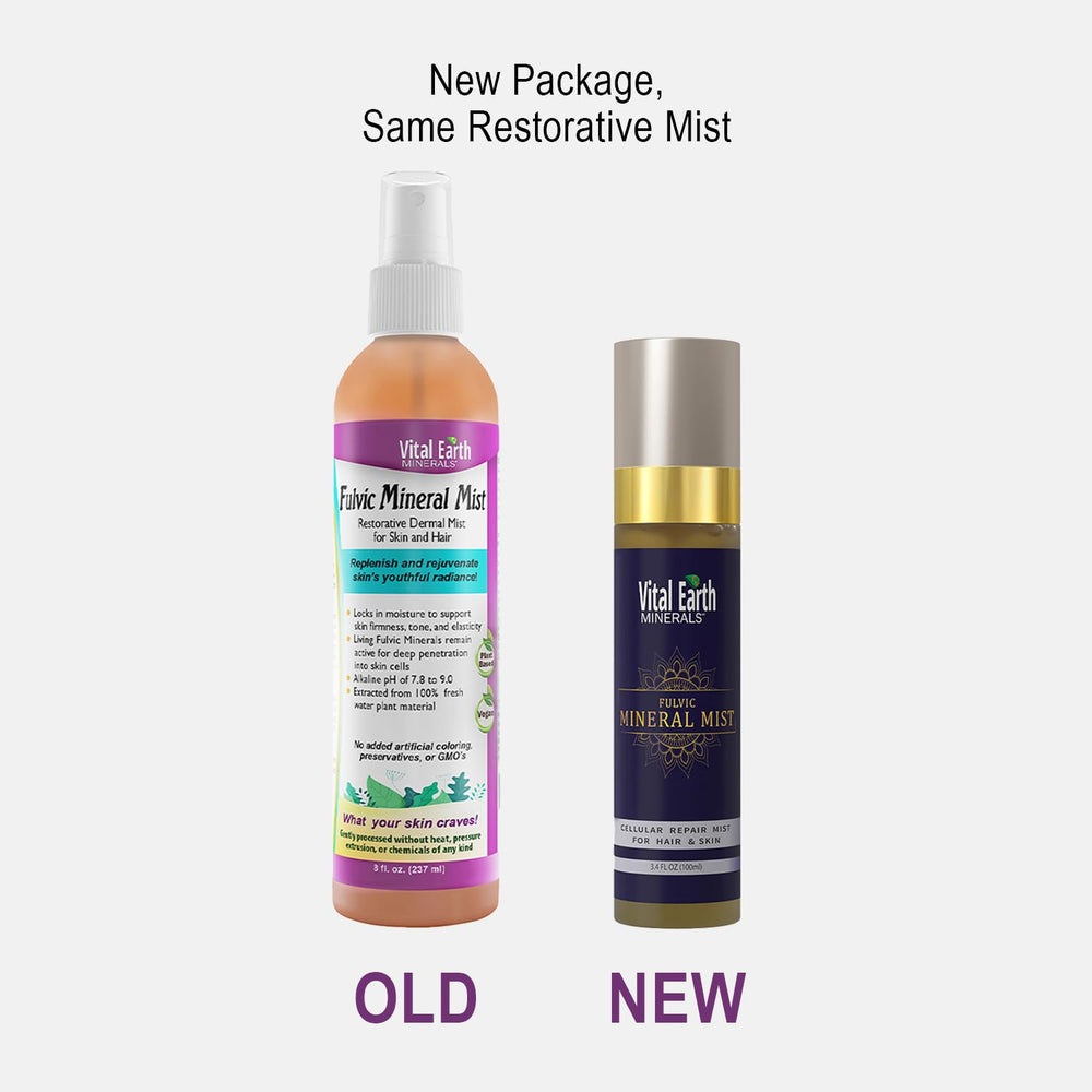 Vital Earth Minerals brume visage-cheveux – hydratation et brillance des cheveux.