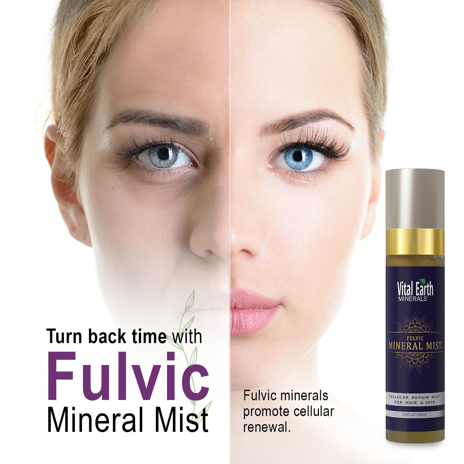 Vital Earth Minerals usage voyage – format compact pour soins rapides.
