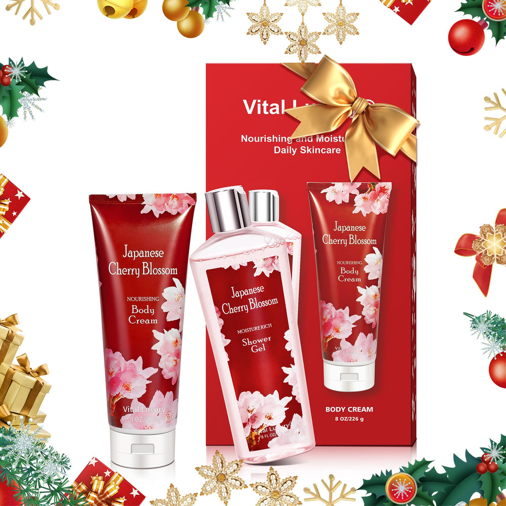Crème corporelle Vital Luxury, fleur de cerisier – hydratation durable sans fini gras.