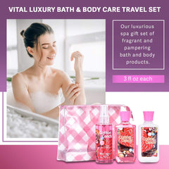 Vital Luxury Gel Douche Format Voyage – nettoyage frais sans dessèchement lors de vos trajets.