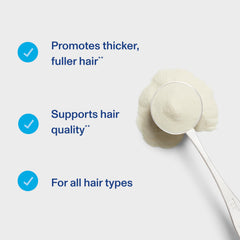 Vital Proteins Complexe Cheveux : ingrédients riches en collagène et biotine pour cheveux sains.