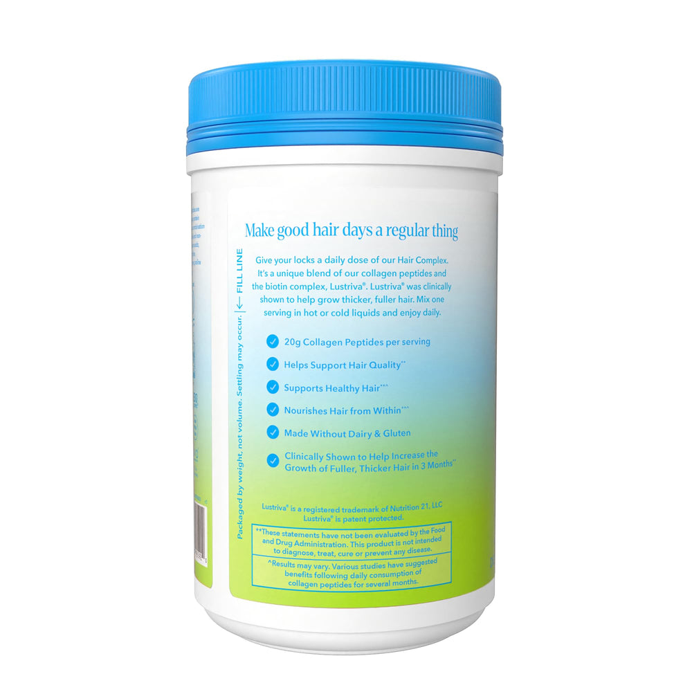 Vital Proteins Complexe Cheveux : support nutritionnel ciblé pour cheveux, compatible régimes paléo et keto.