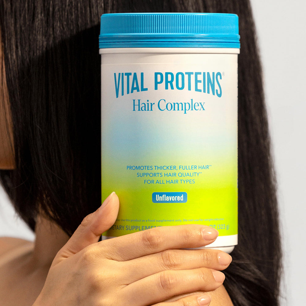Vital Proteins Complexe Cheveux : sans gluten ni produits laitiers pour plus de flexibilité.