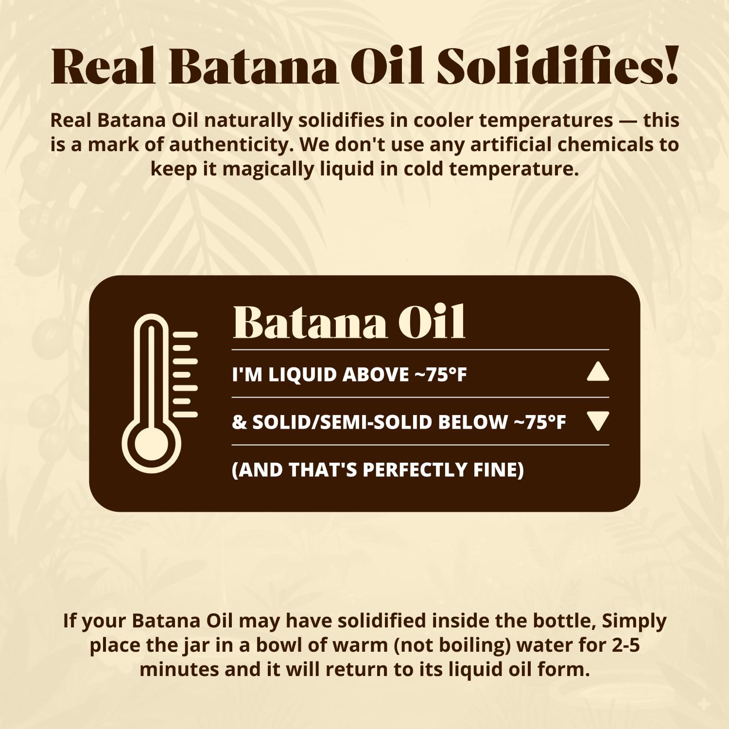 Vital Strands Batana Oil – gouttes sur doigt, application précise