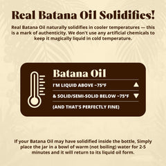 Vital Strands Batana Oil – gouttes sur doigt, application précise