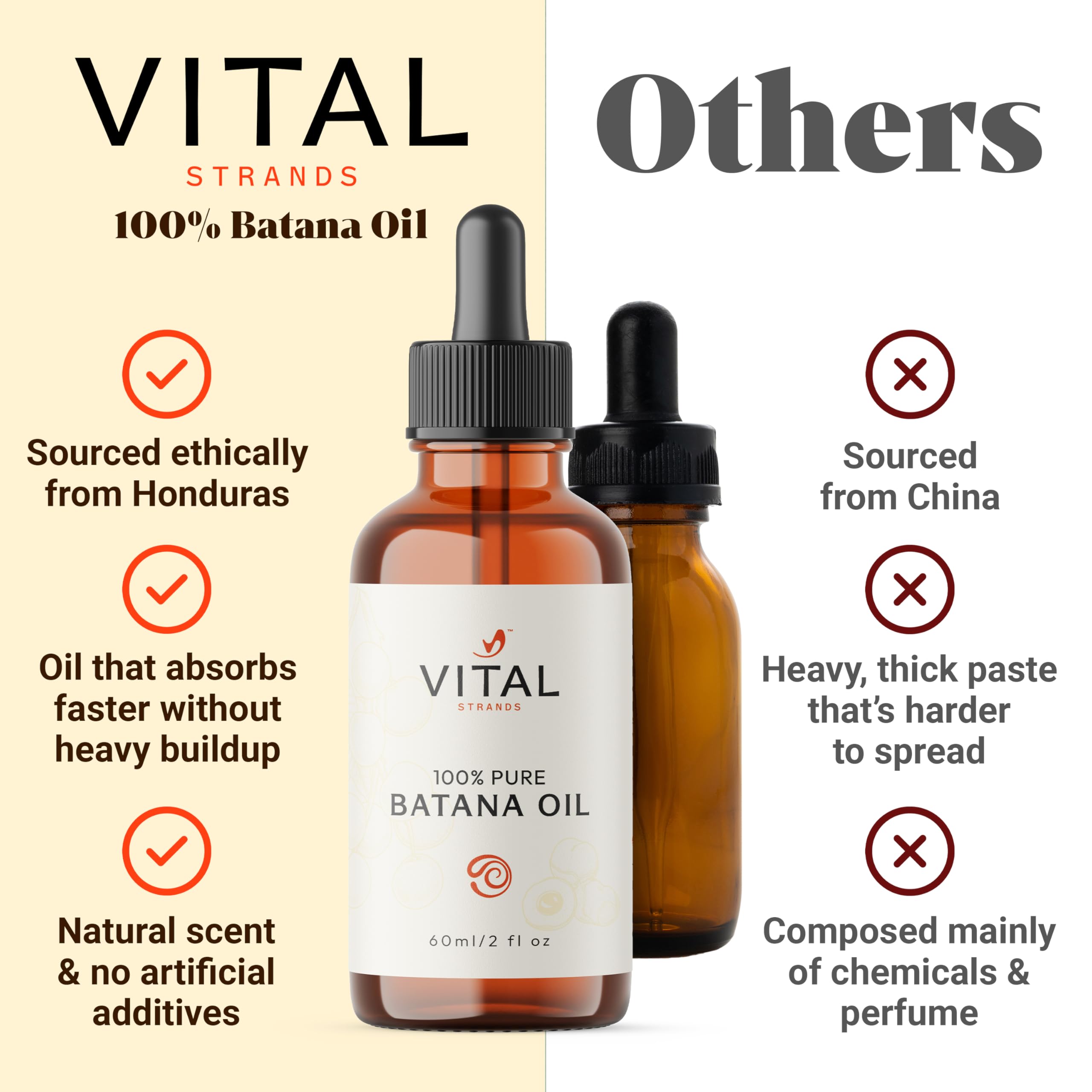Vital Strands Batana Oil – renforcement des contours capillaires