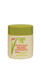 Relaxer sans base Vitale à l’huile d'olive pour cheveux renforcés et moins cassants.