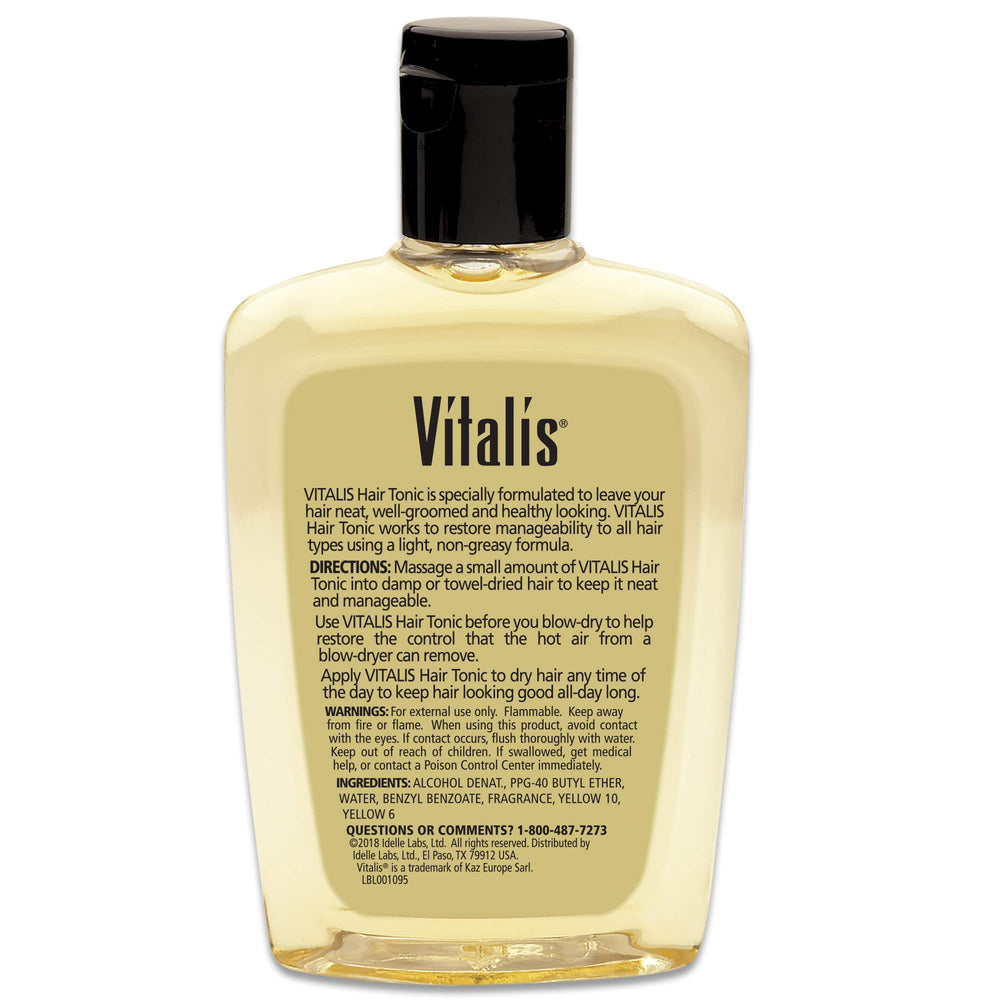 Vitalis pack de 3 toniques capillaires, rangement pratique