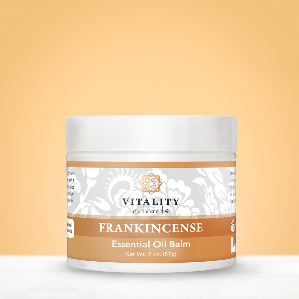 Vitality Balm Encens – cire d’abeille, texture riche et protection.
