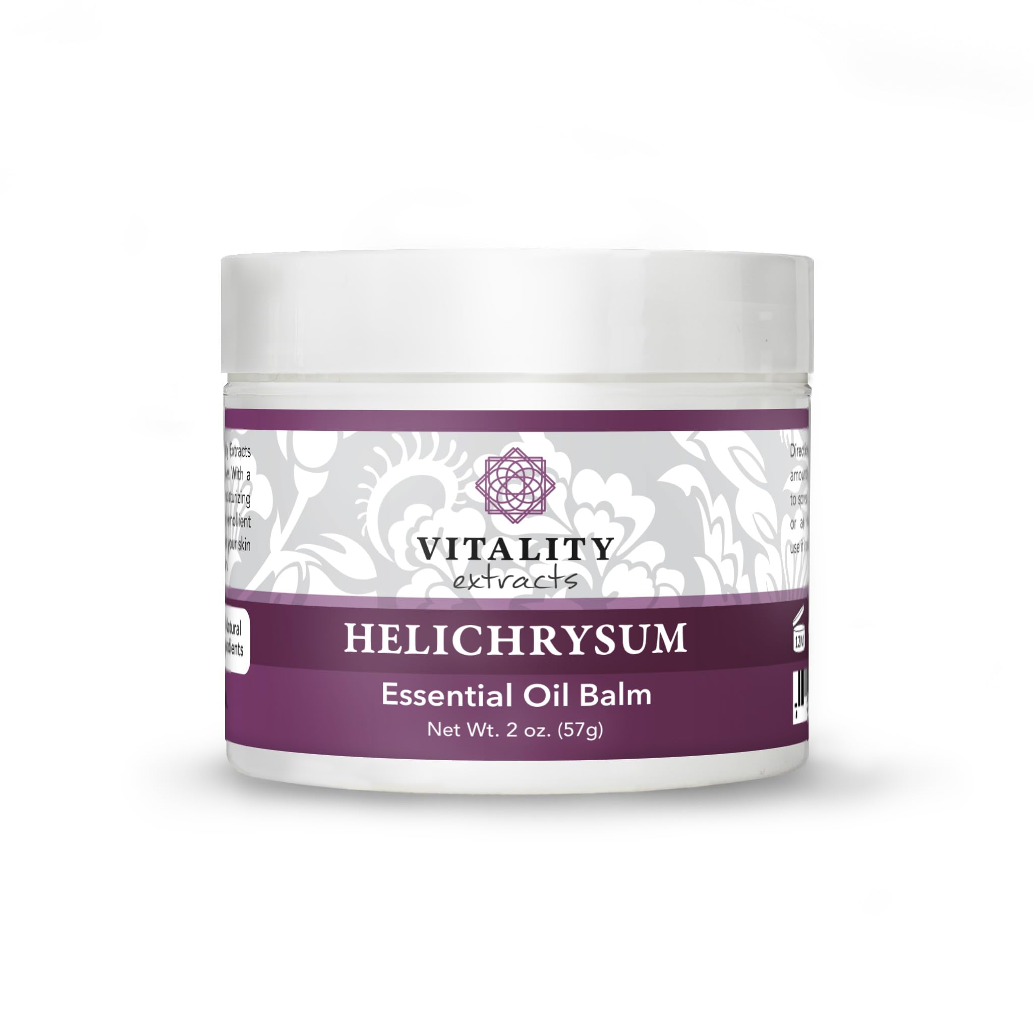Baume Helichrysum Vitality – bouteille 2oz, hydratation en profondeur