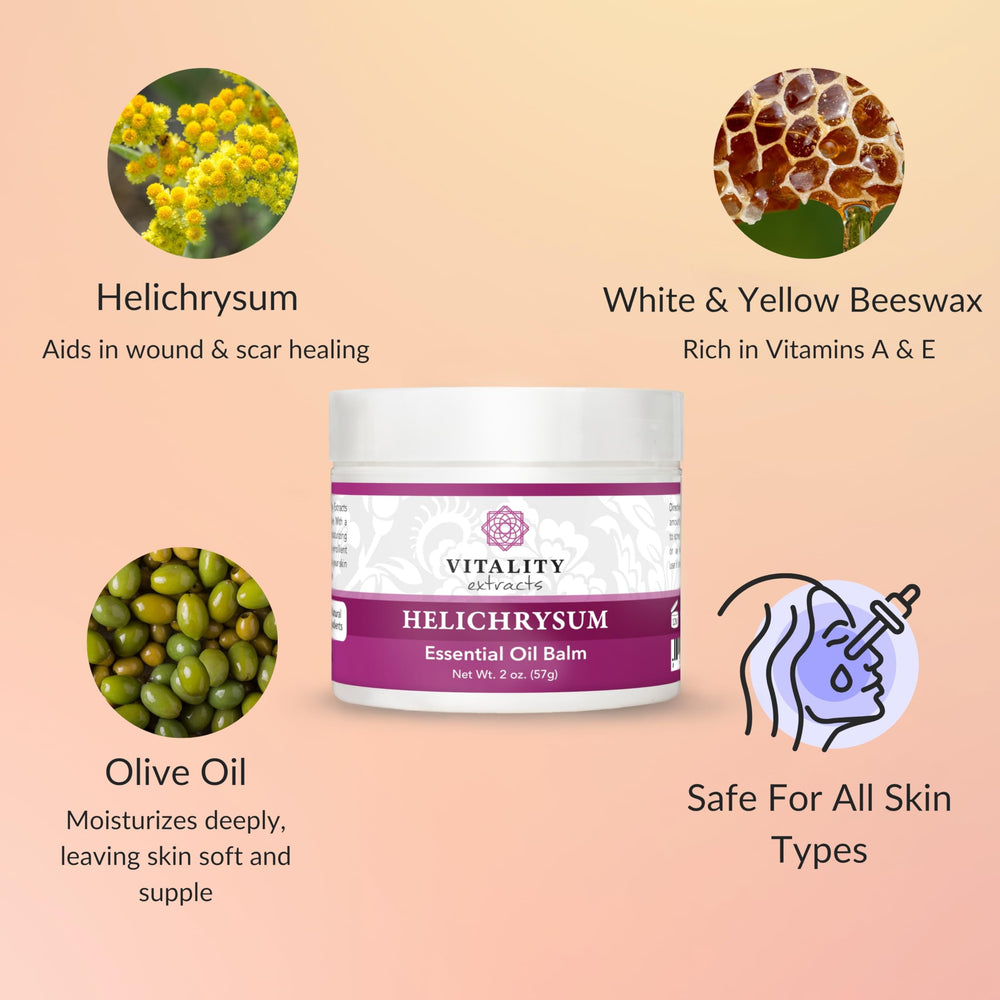 Baume Helichrysum Vitality – usage quotidien pour le soin peau
