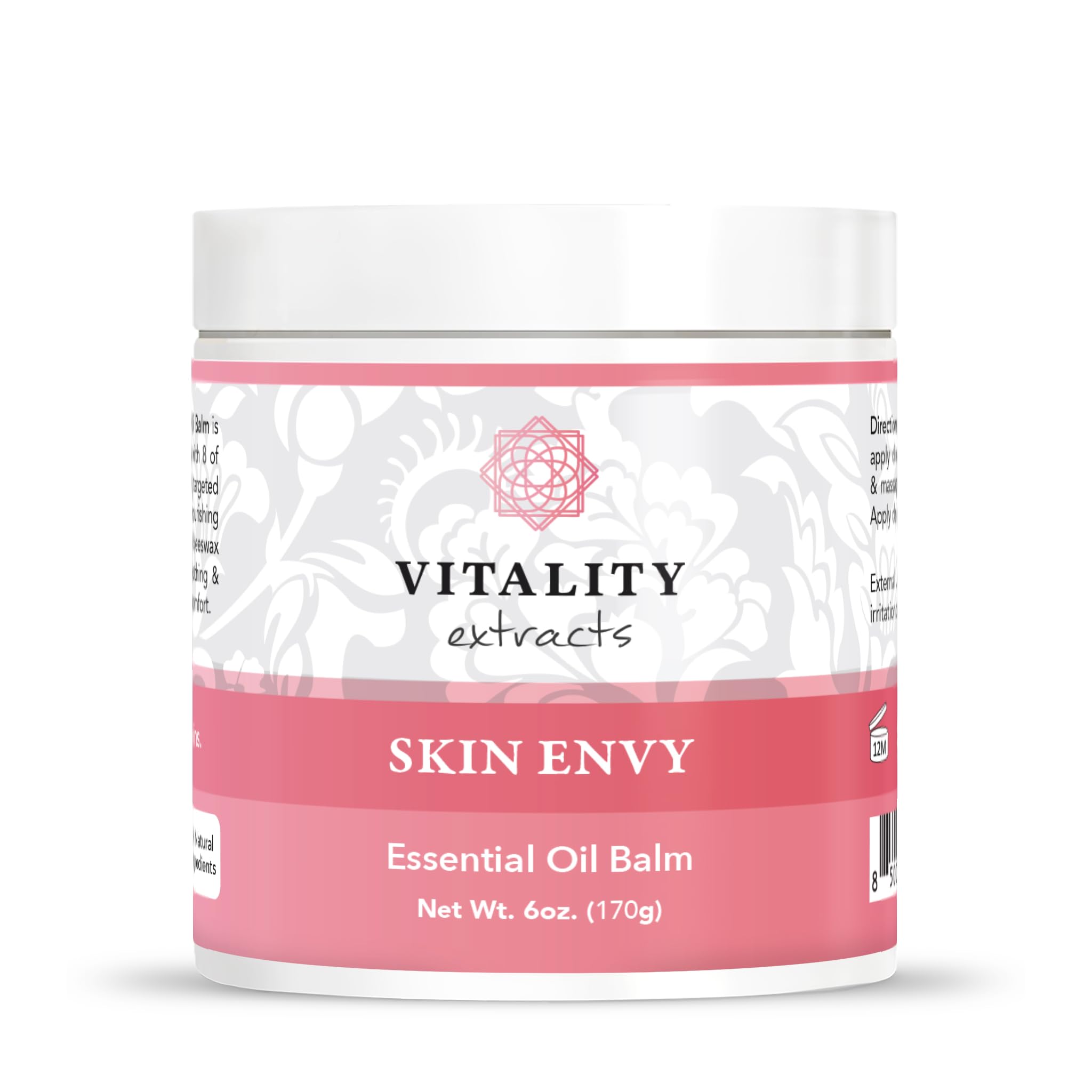 Vitality Skin Envy, pot de baume 177 ml, hydratation en profondeur pour peau sèche.