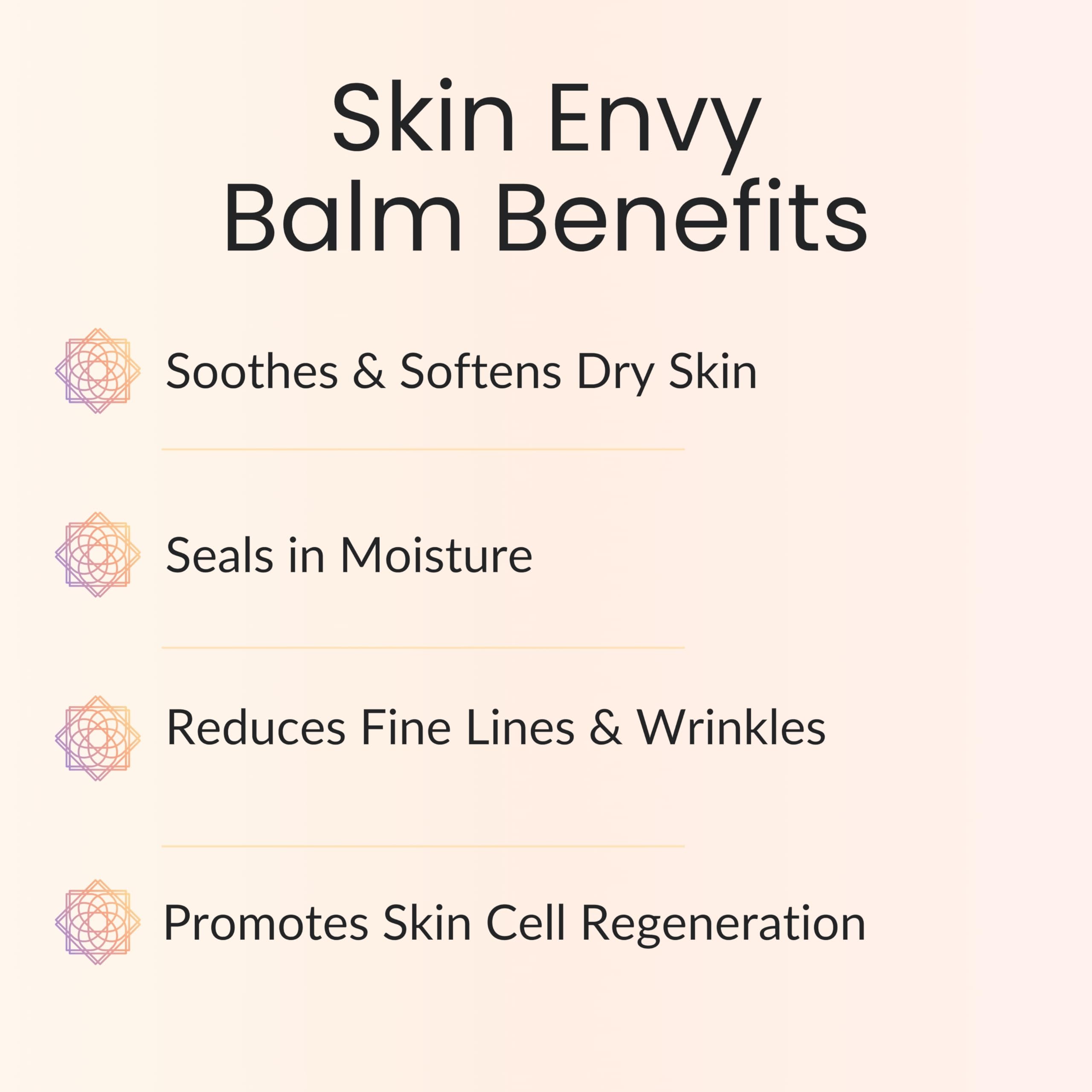 Mélange d’huiles botaniques dans Skin Envy Balm pour nourrir la peau
