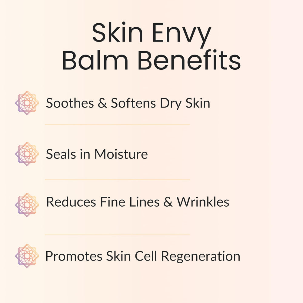 Mélange d’huiles botaniques dans Skin Envy Balm pour nourrir la peau