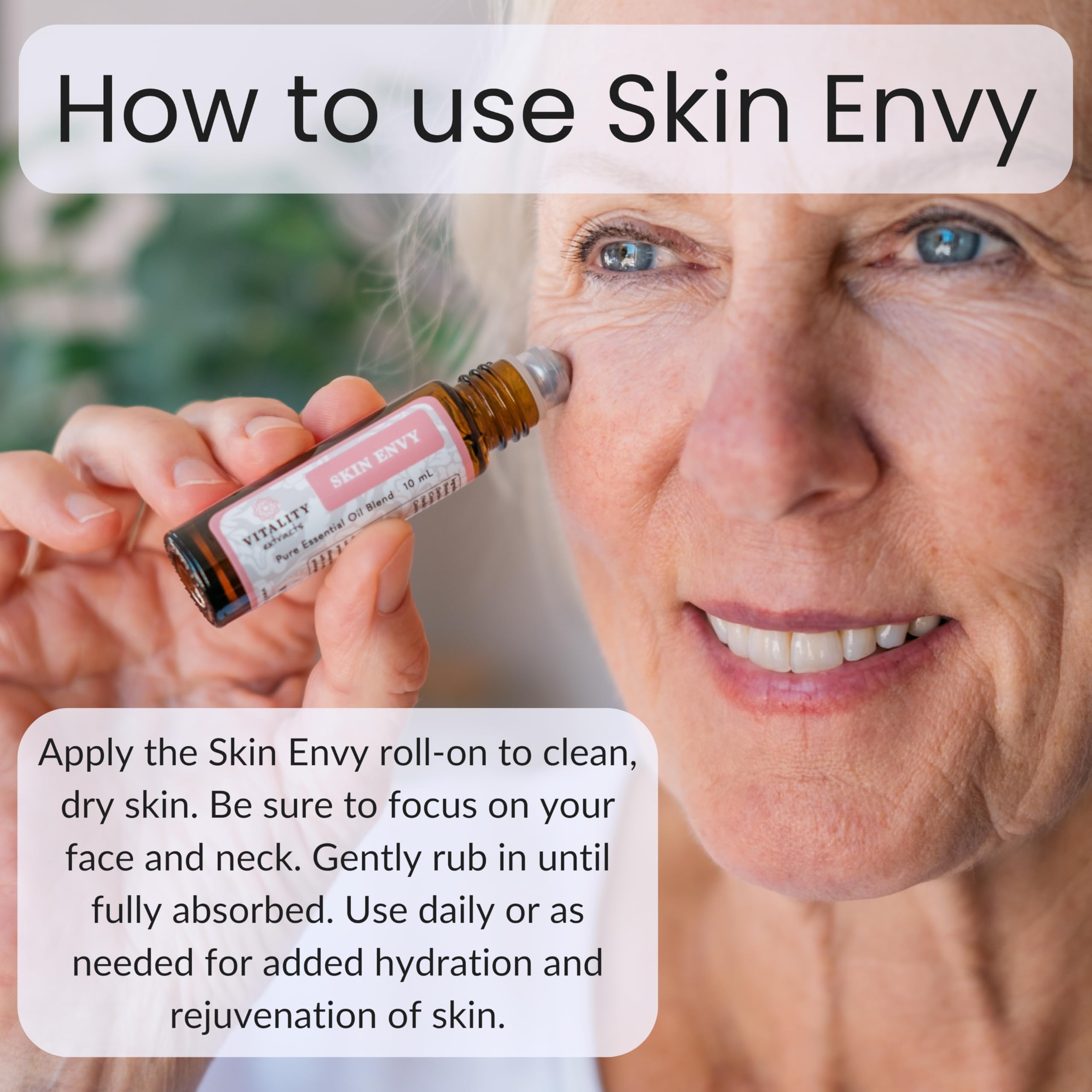 Vitality Skin Envy: huile d'encens apaise les rougeurs visibles.
