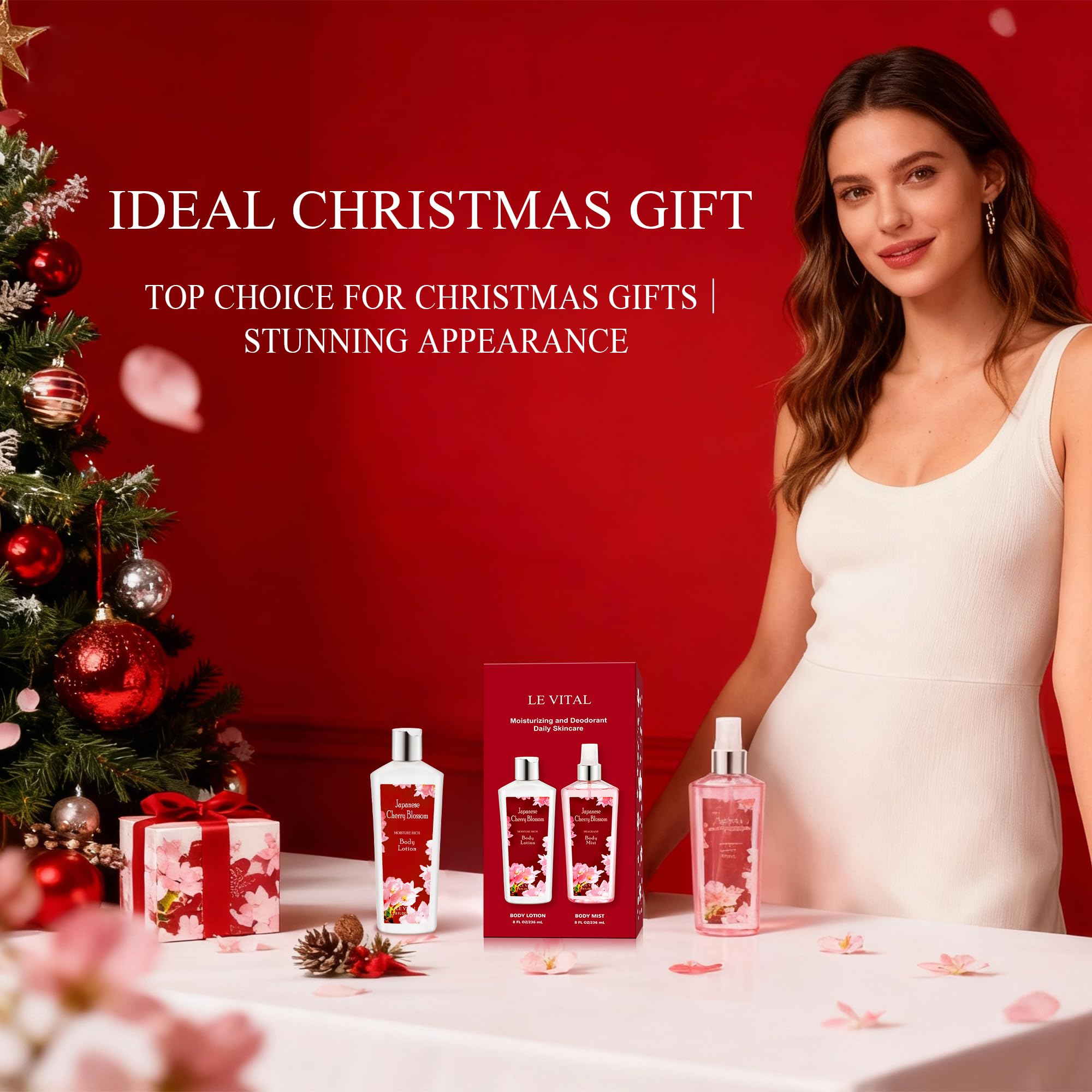 Vital Luxury Etiquette coffret cerisier japonais : cadeau chic pour les fêtes.
