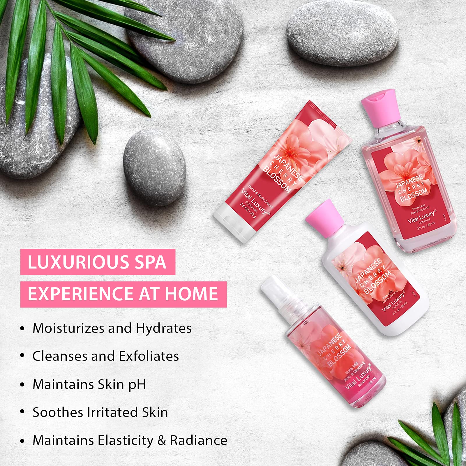 Écrin cadeau Vital Luxury Kit Bain, idéal pour offrir un moment de détente.