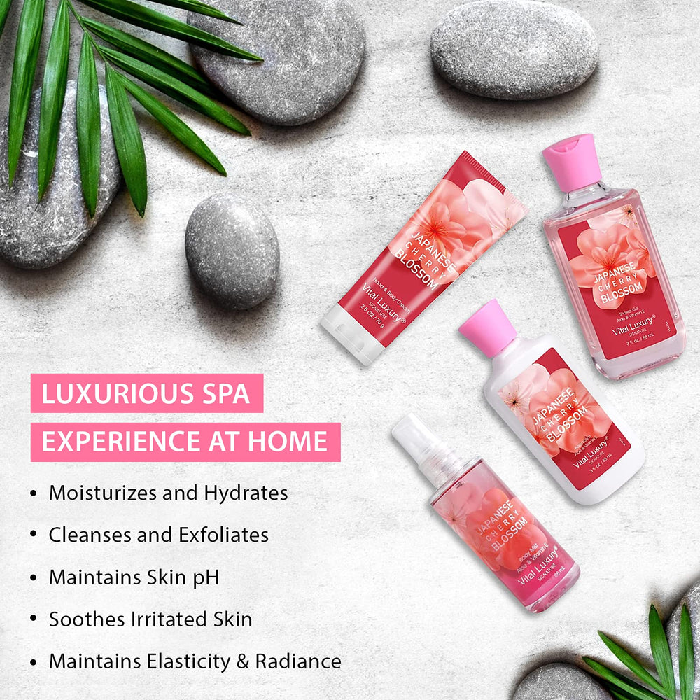 Écrin cadeau Vital Luxury Kit Bain, idéal pour offrir un moment de détente.