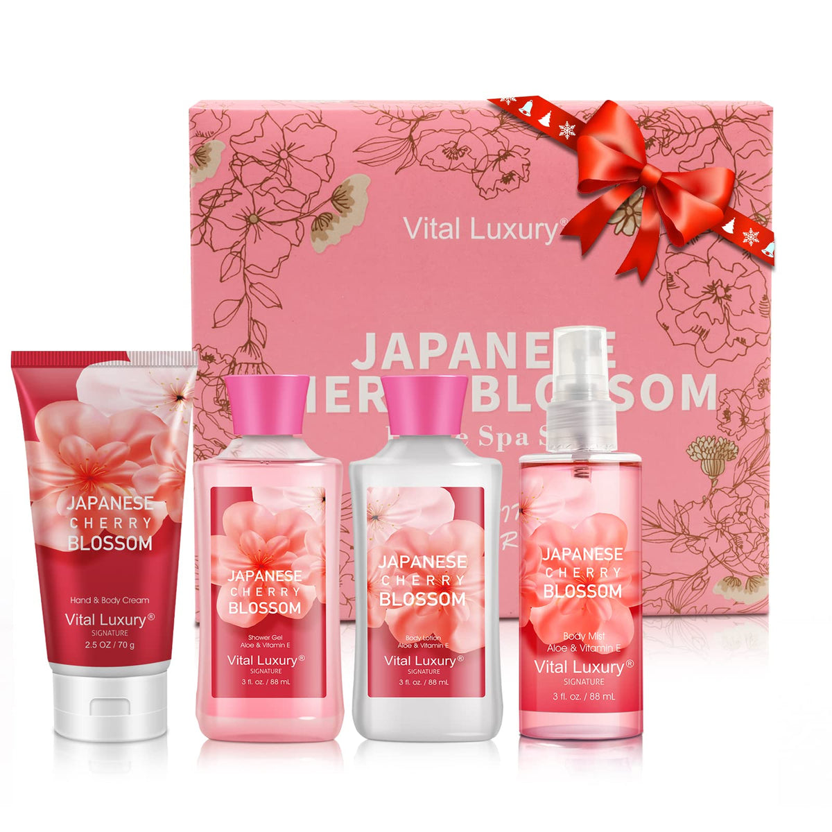 Vital Luxury Lotion Corps dans le kit bain, hydratation légère pour peau douce.