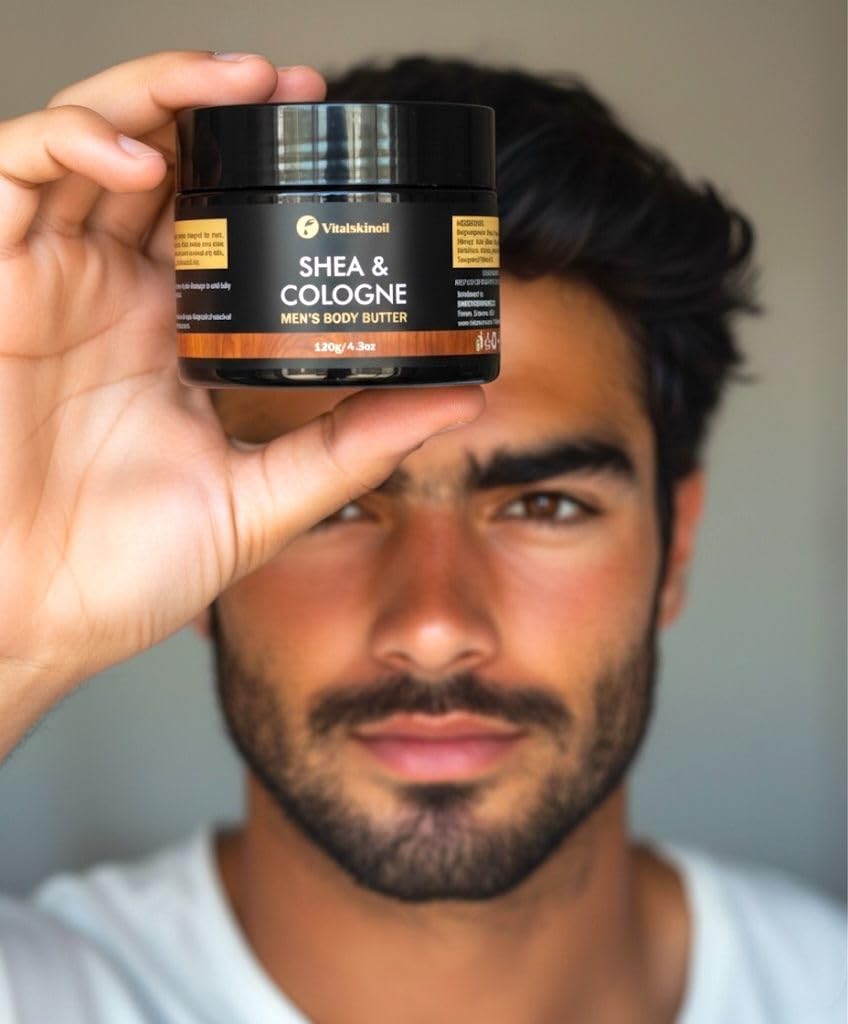 Texture creme fluide du beurre corporel homme, application facile