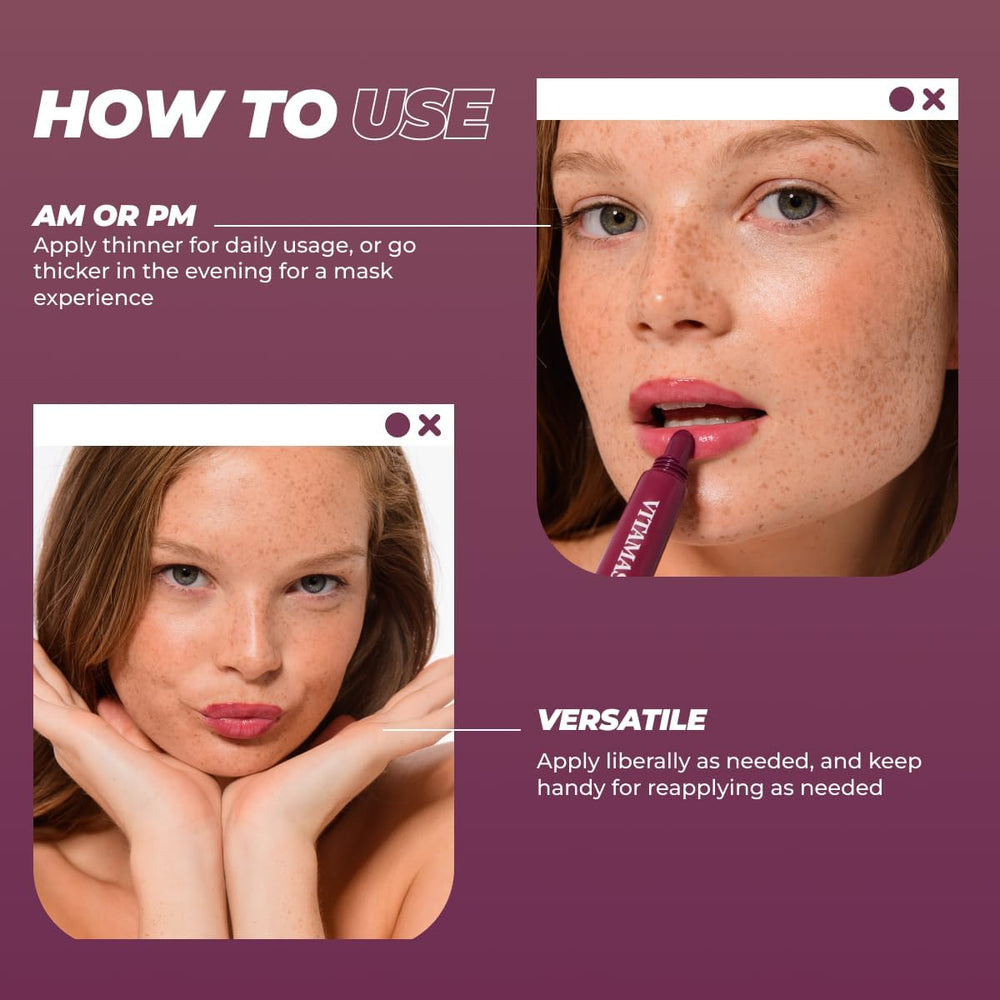 Vitamasques Lip Butter Balm Berry Jam ingrédients nourrissants céramides et hyaluronique