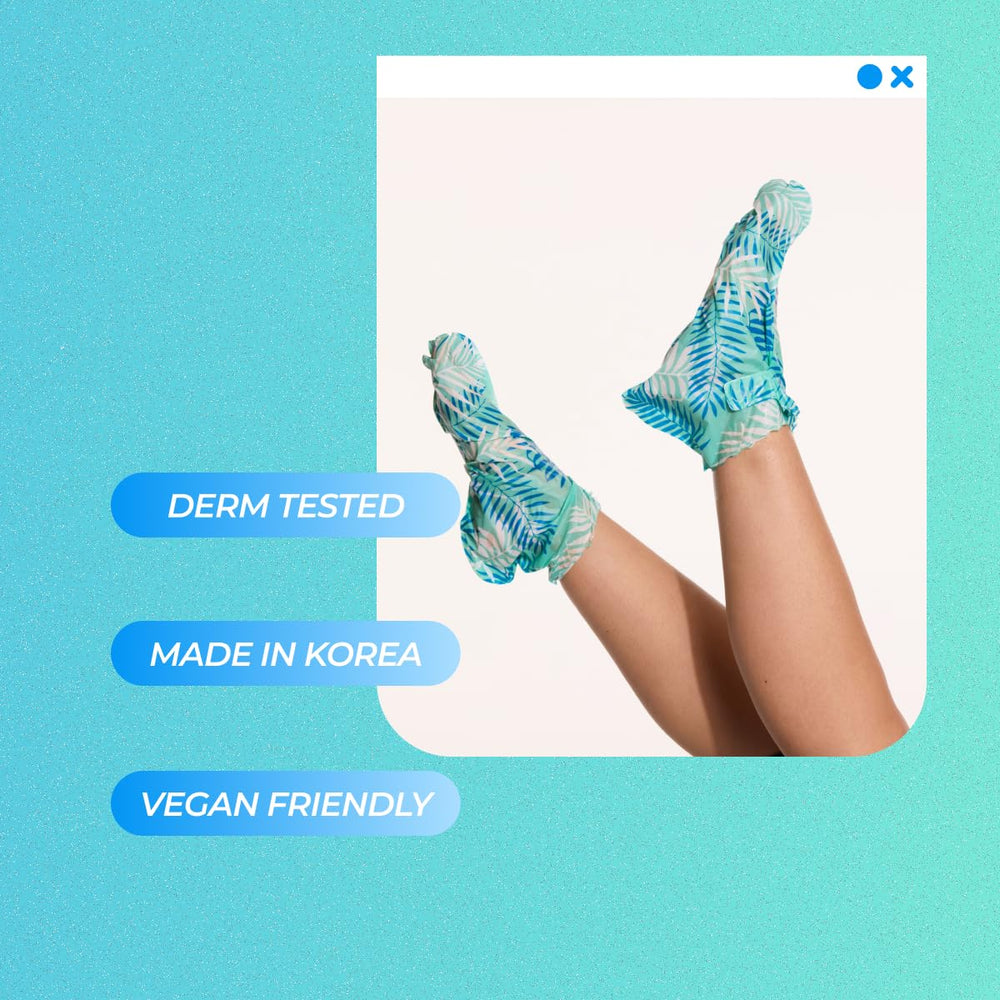 Après les premiers jours: progression de l'exfoliation et de la douceur des pieds.