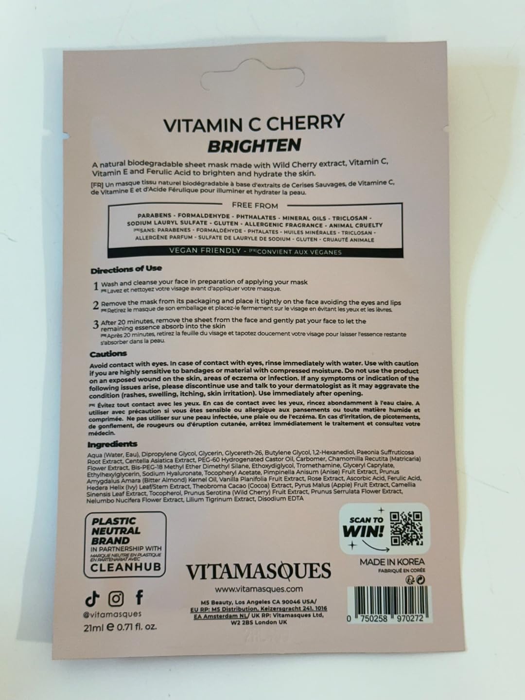 Vitamasques conseils d'utilisation pour routine soin efficace.