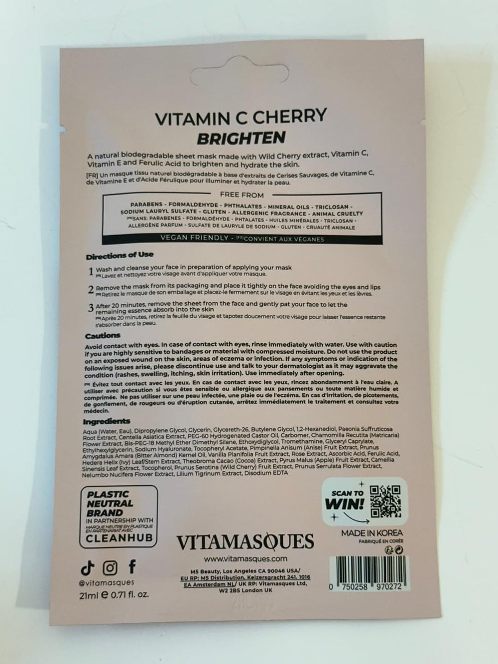 Vitamasques conseils d'utilisation pour routine soin efficace.