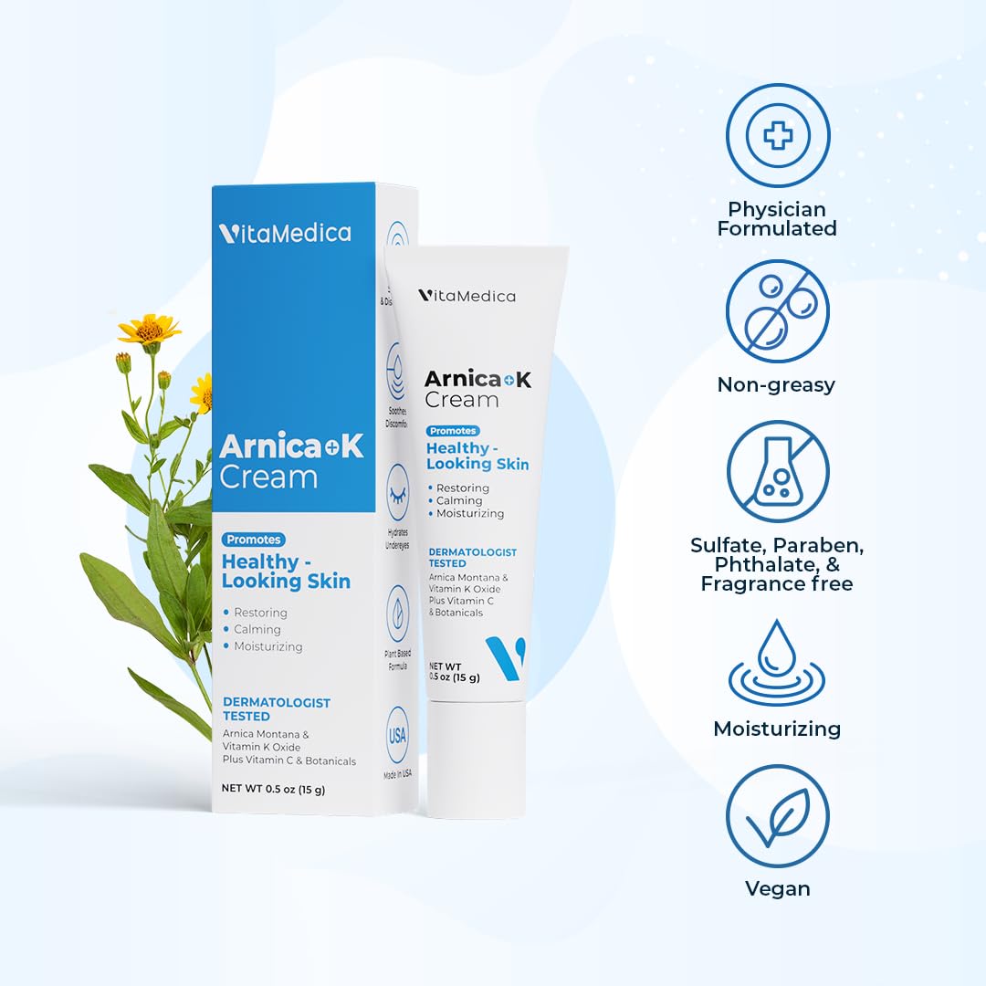 Après-procédure VitaMedica Crème rafraîchissante apaise les zones irritées.