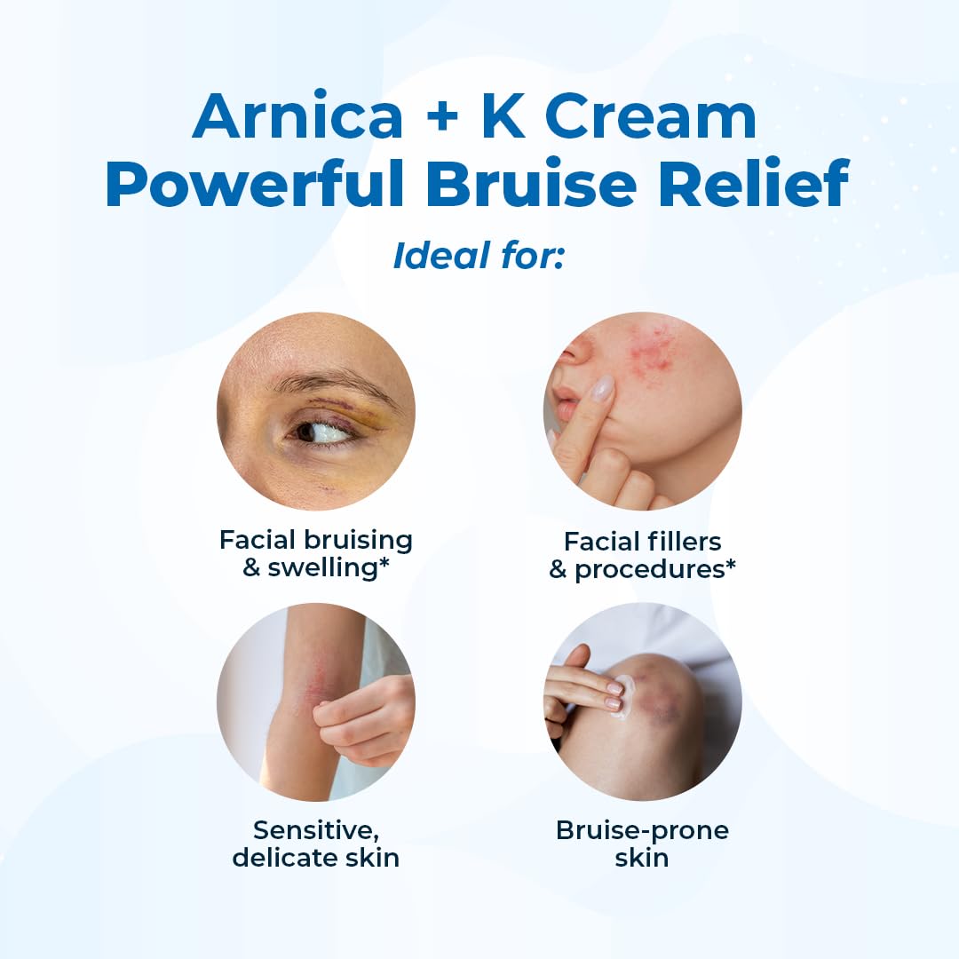 Crème VitaMedica Arnica et Vitamine K sous les yeux, atténue les cernes.