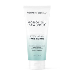 VITAMINS AND SEA BEAUTY gommage exfoliant huile-de-monoi révèle peau douce et éclatante.