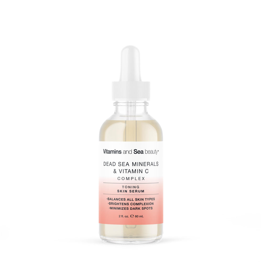 Sérum tonifiant VITAMINS AND SEA BEAUTY avec vitamine C pour teint uniforme et lumineux.