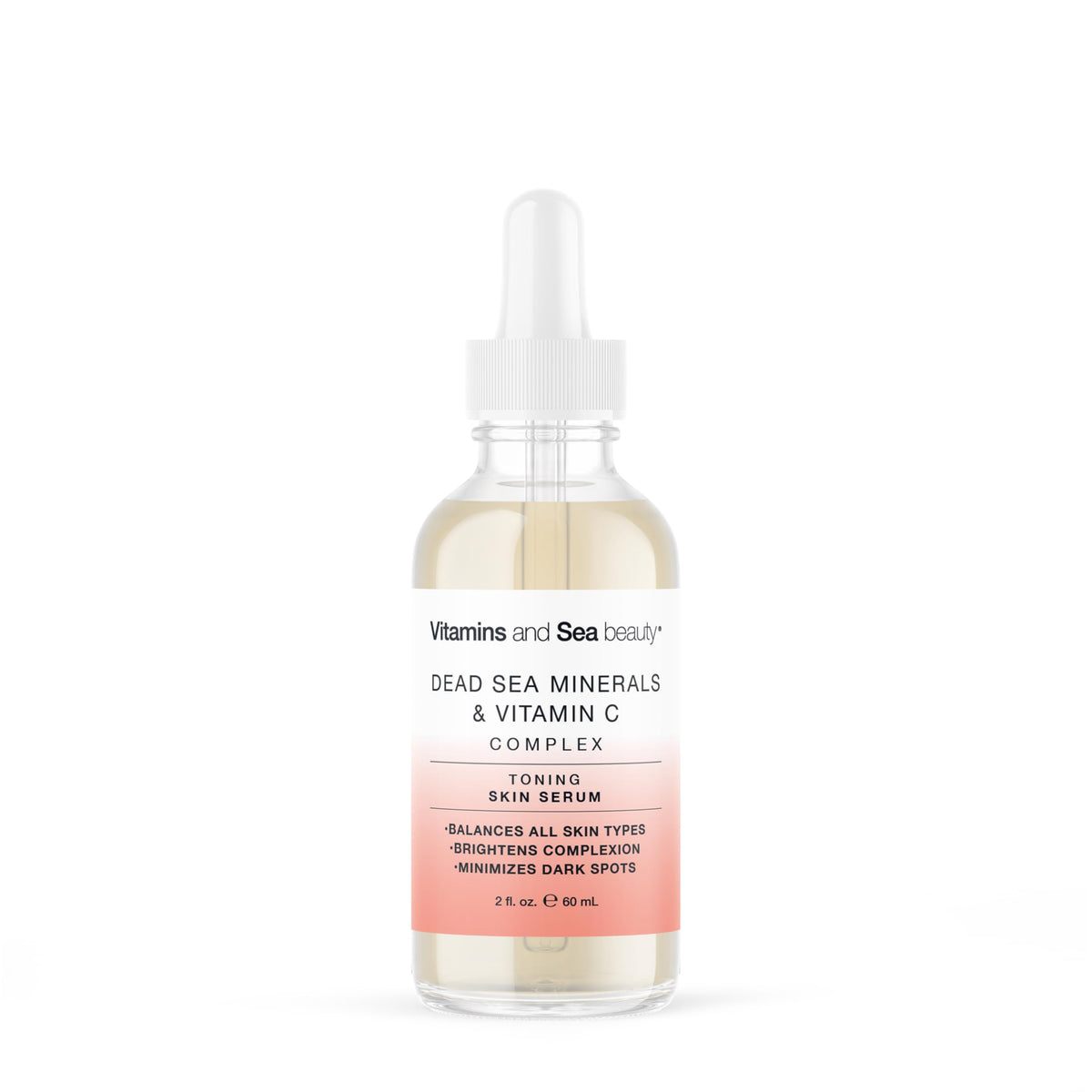 Sérum tonifiant VITAMINS AND SEA BEAUTY avec vitamine C pour teint uniforme et lumineux.