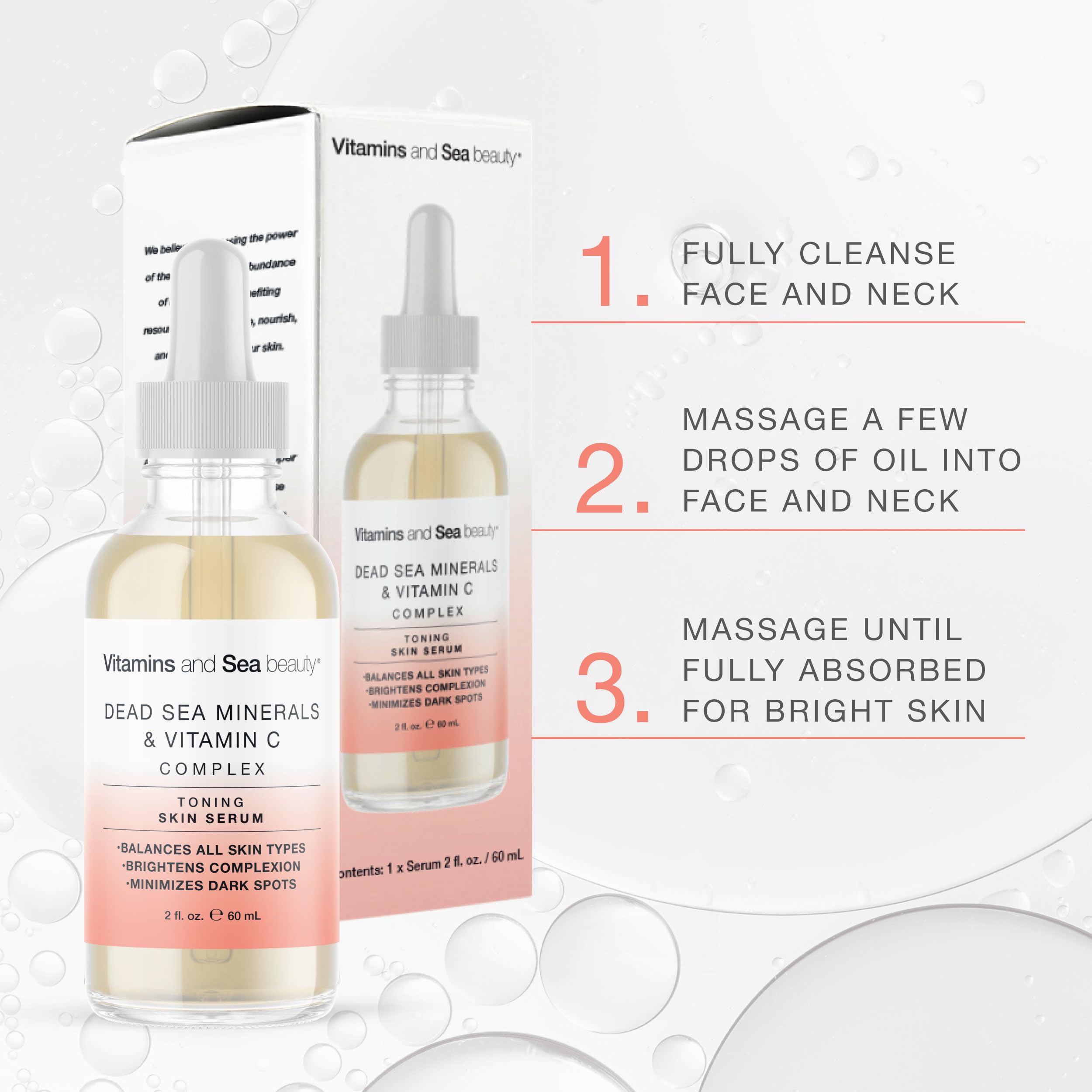 Réduction des taches brunes avec le sérum – VITAMINS AND SEA BEAUTY.