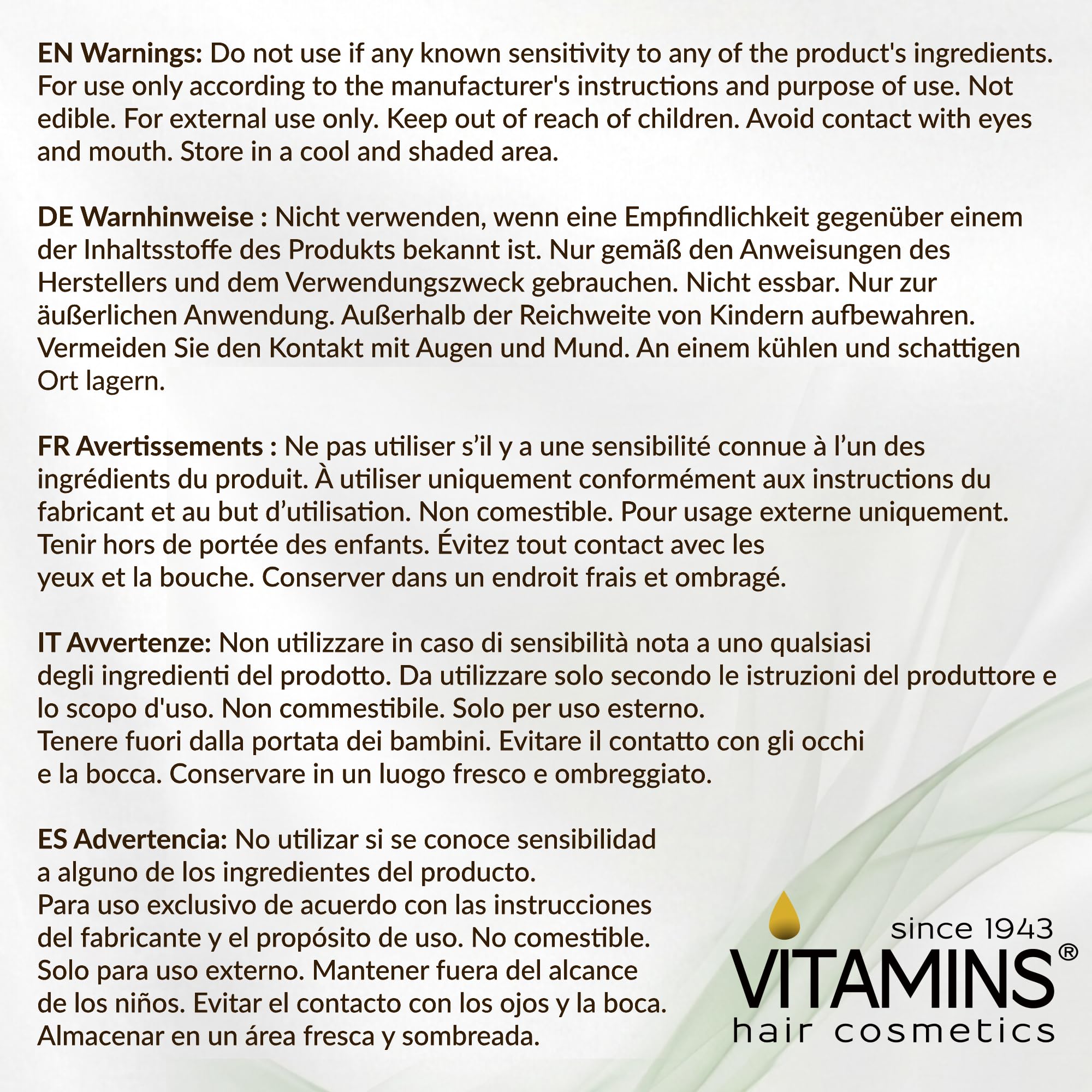 Masque Keratine VITAMINS, effet salon à domicile sans compromis.
