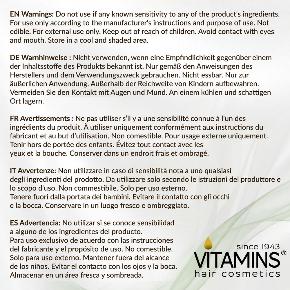 Masque Keratine VITAMINS, effet salon à domicile sans compromis.