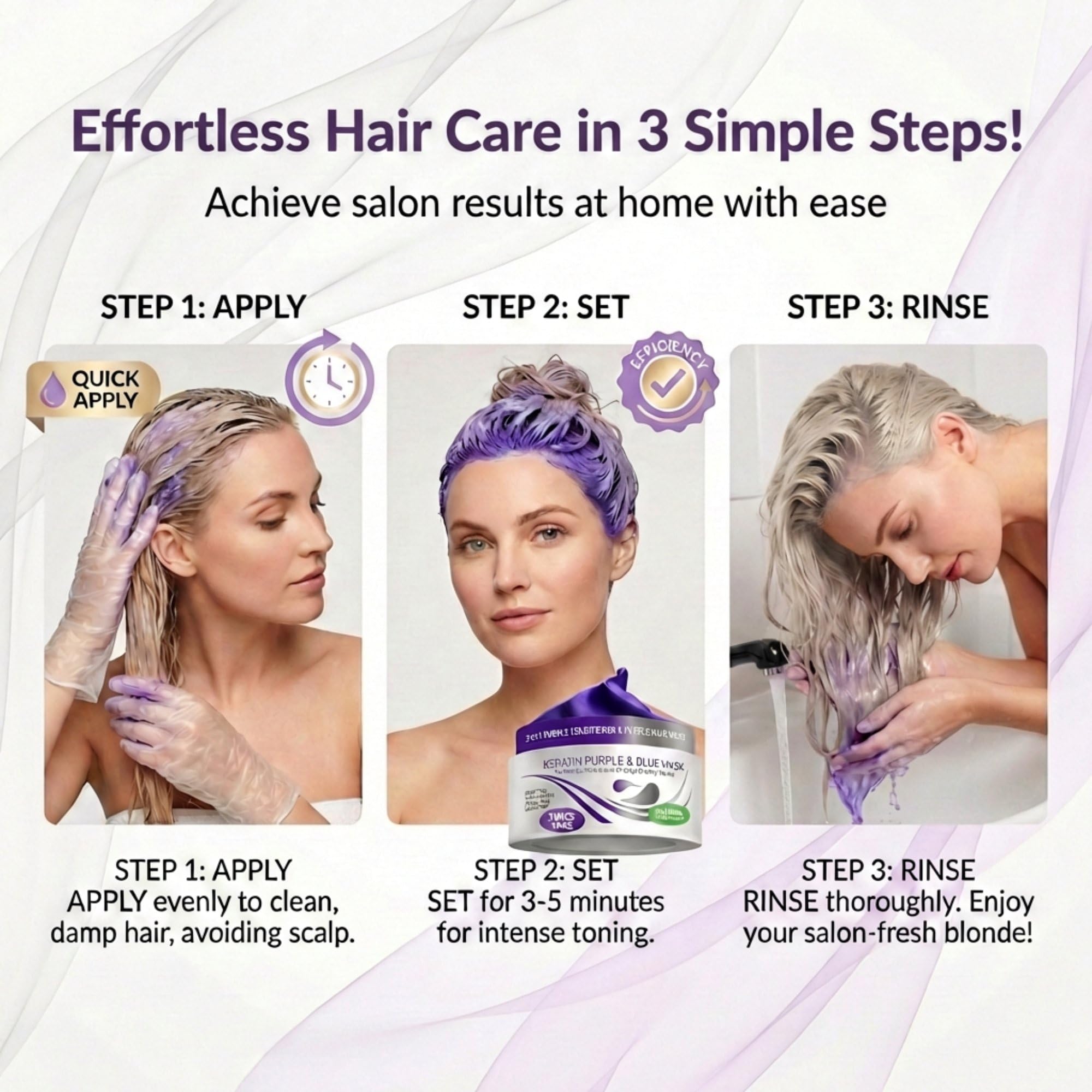 VITAMINS neutralisation-brassage-violet prolonge la tonalité froide entre les colorations