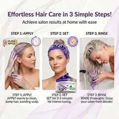 VITAMINS neutralisation-brassage-violet prolonge la tonalité froide entre les colorations