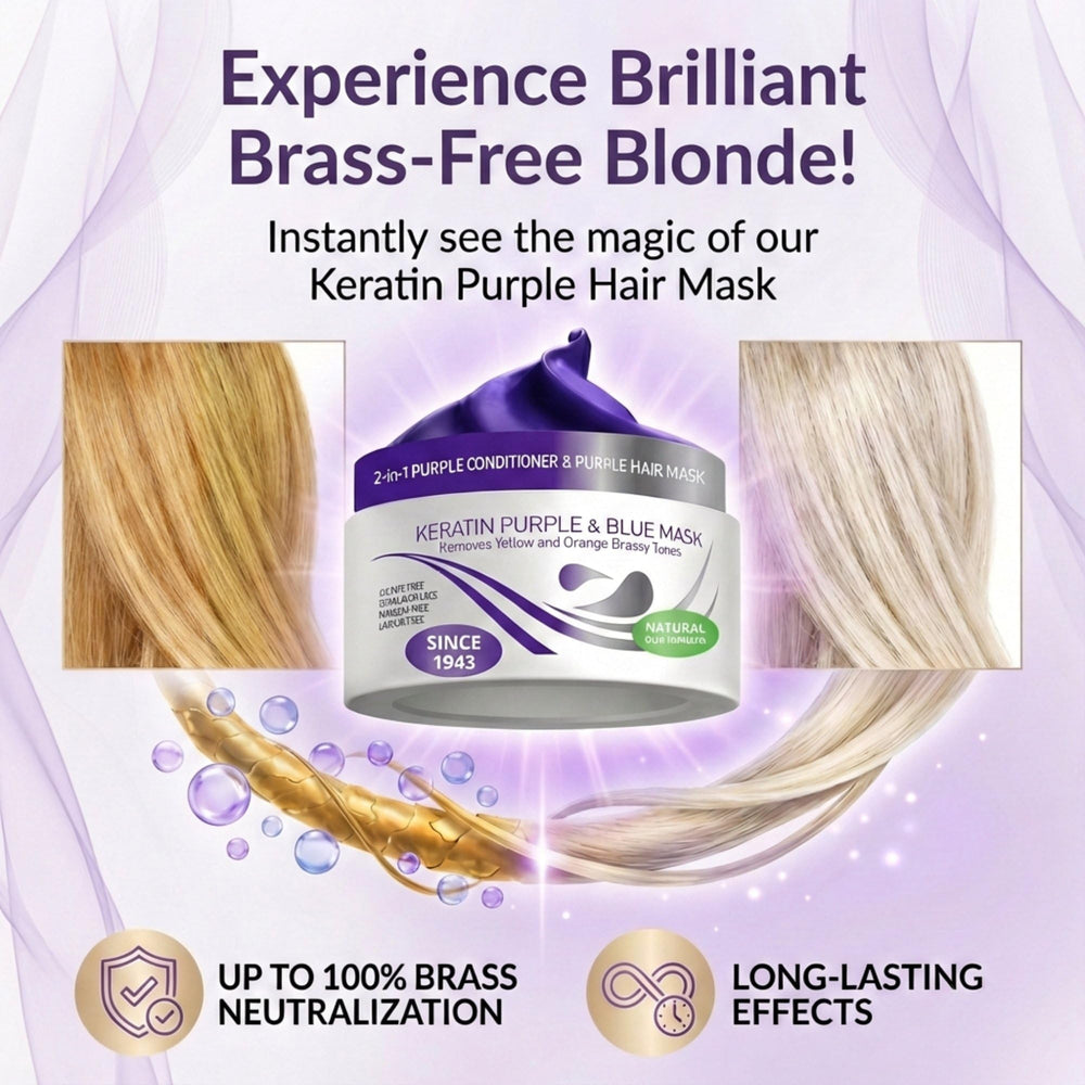 VITAMINS tonifiant-blond-bleu applique sur mèches, apporte une nuance froide et éclatante
